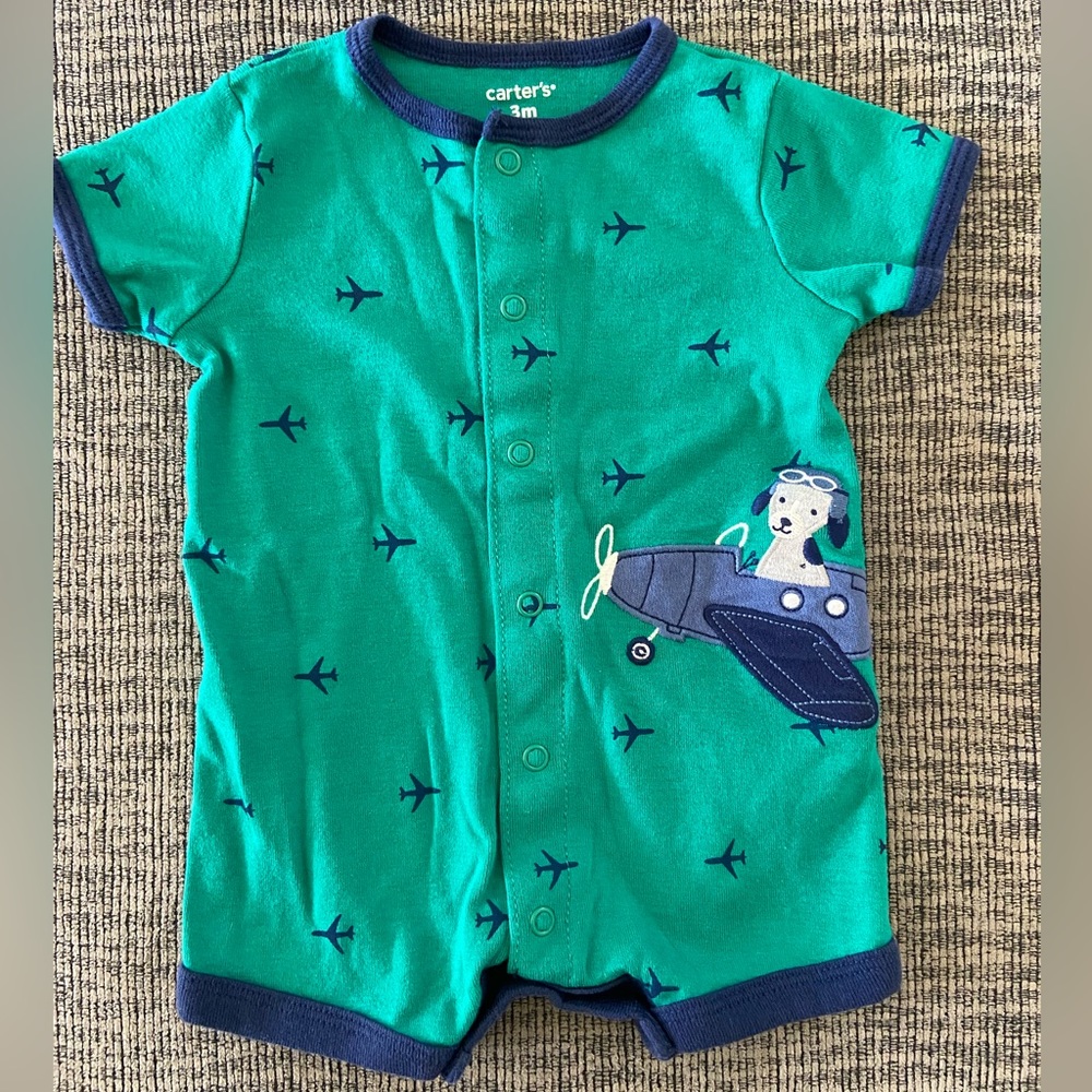 Carter’s airplane romper